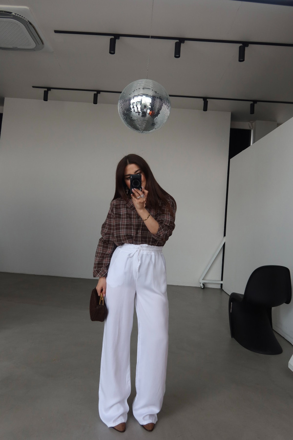 Beli Lastikli Basic Pantolon