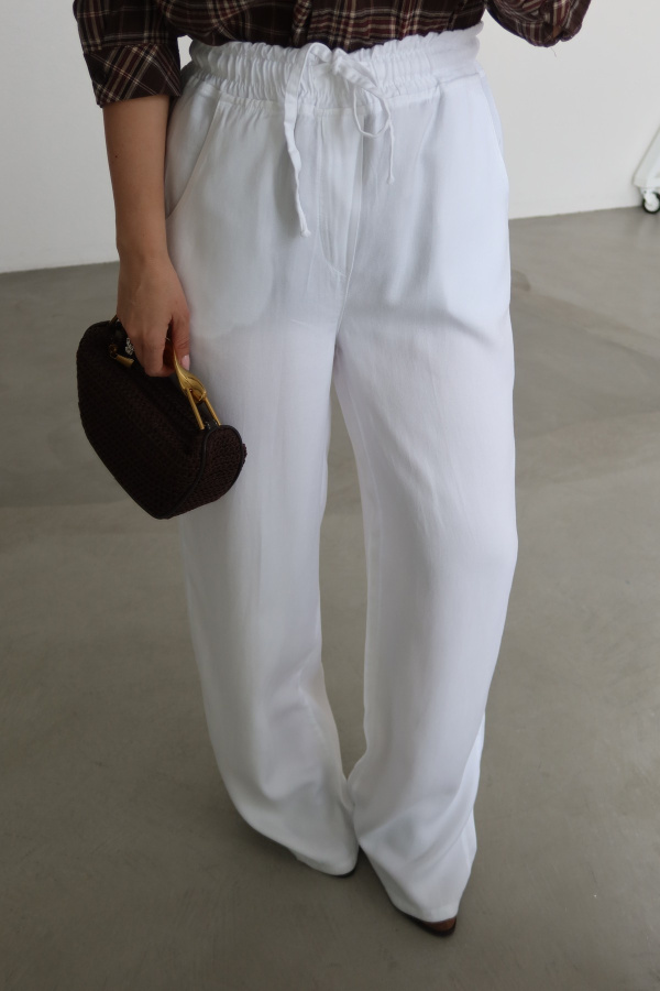 Beli Lastikli Basic Pantolon