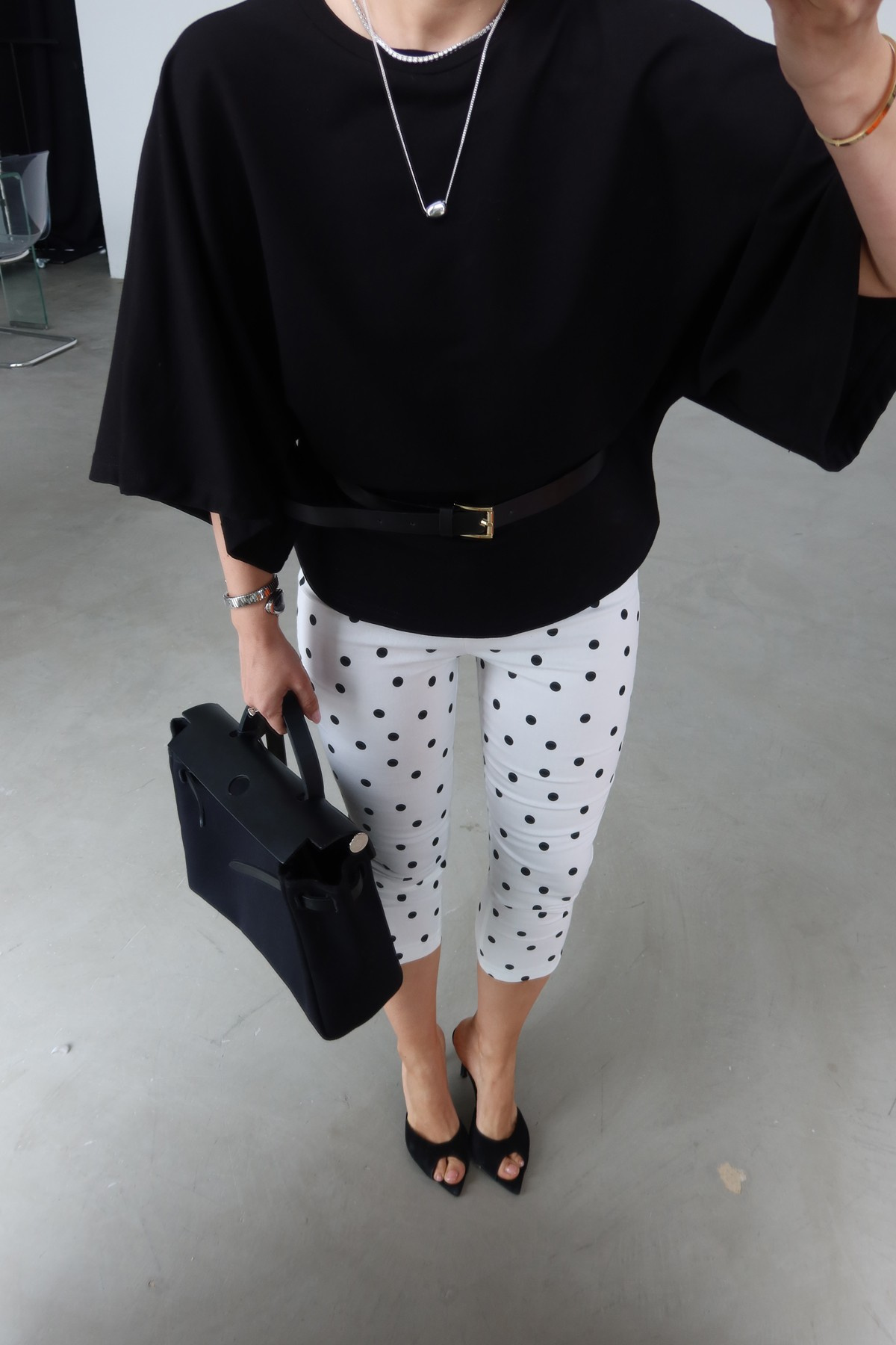 T Kol Oversize Kemerli Bluz