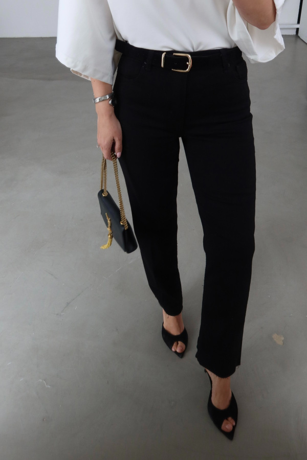 Paçası Kesik Straight Fit Jean