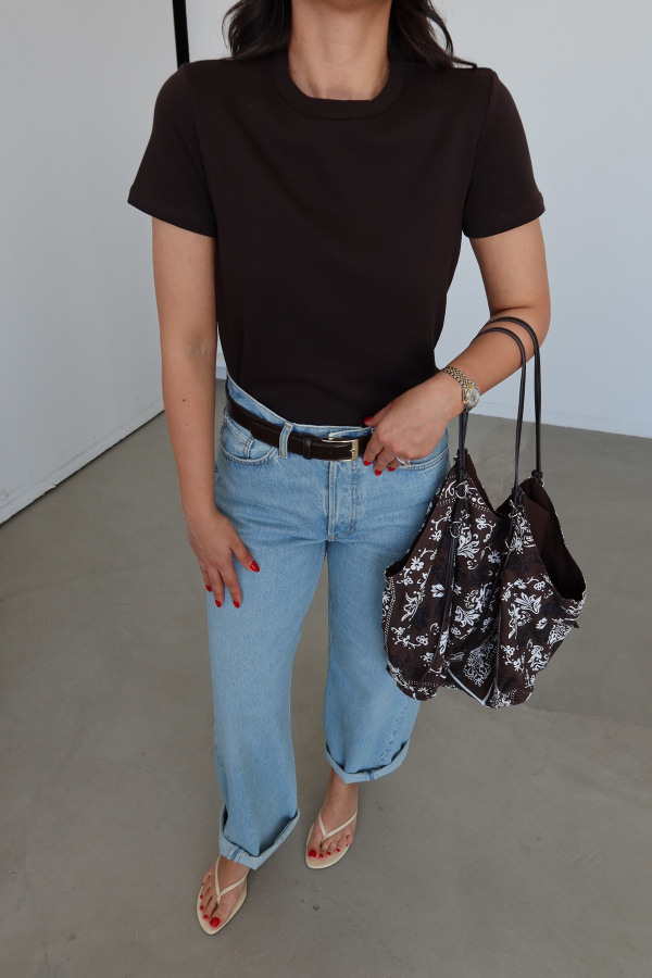Bisiklet Yaka Basic Tişört