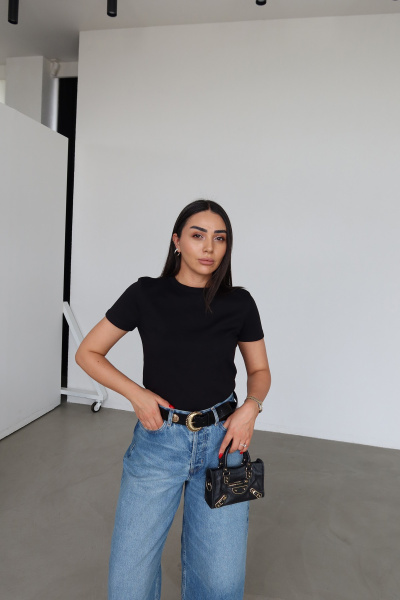 Bisiklet Yaka Basic Tişört