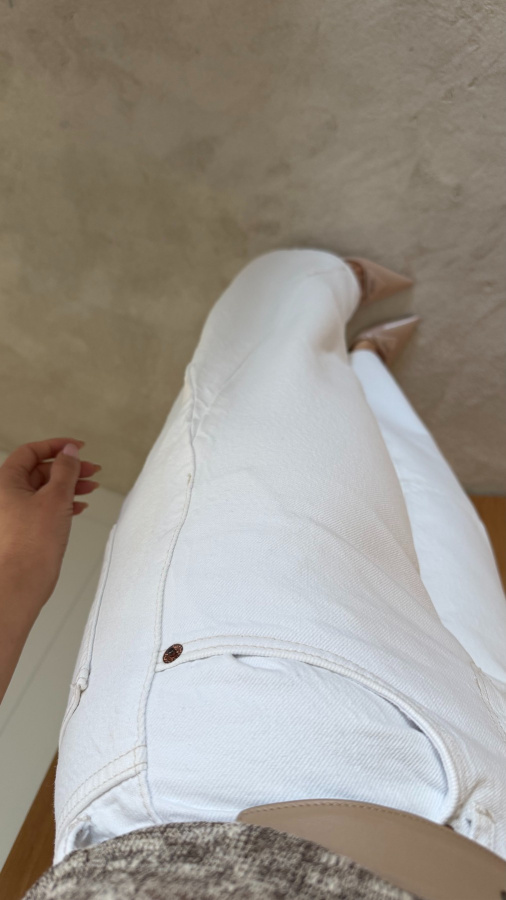 Dikiş Detaylı Balon Jean