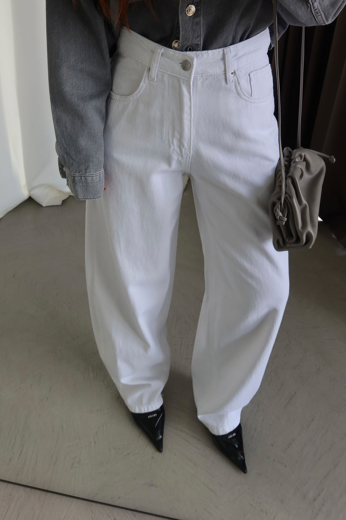 Yumuşak Dokulu Boyfriend jean