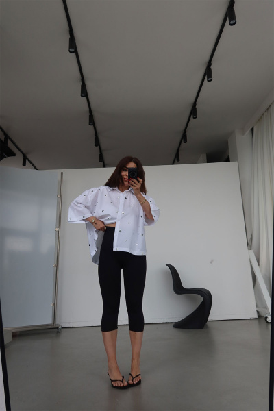 Çakımlı Oversize Gömlek