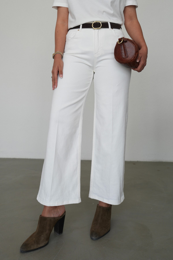 Kemerli Straight Fit Jean