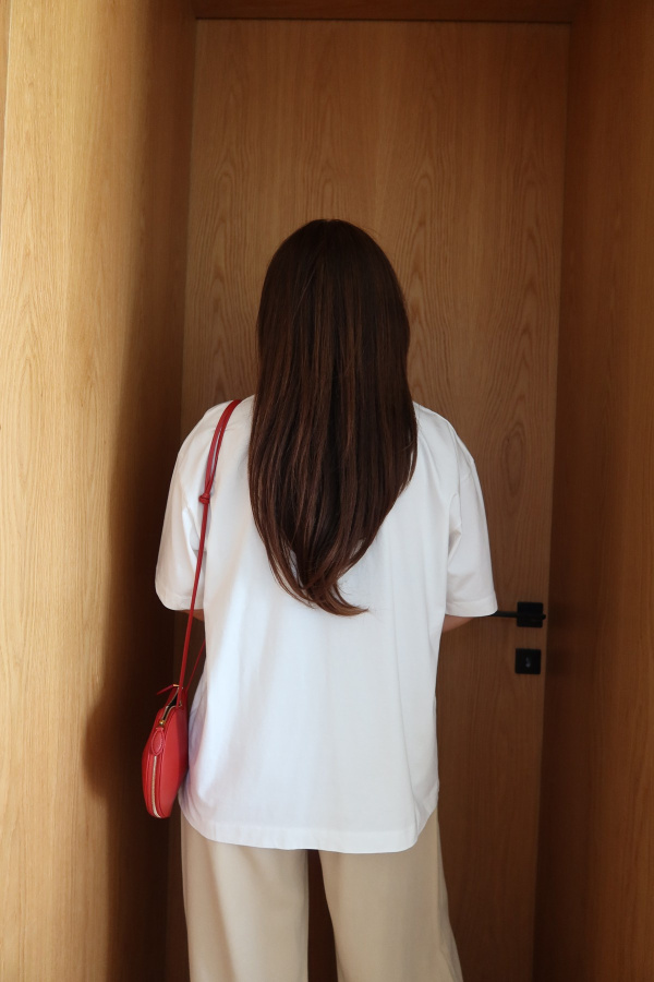 Çita Baskılı Oversize Tişört