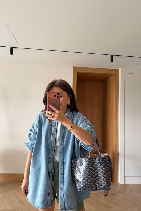 Oversize Denim Gömlek