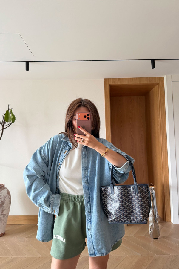 Oversize Denim Gömlek