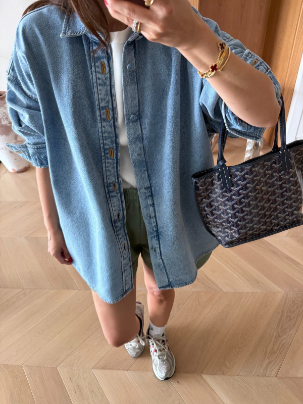Oversize Denim Gömlek