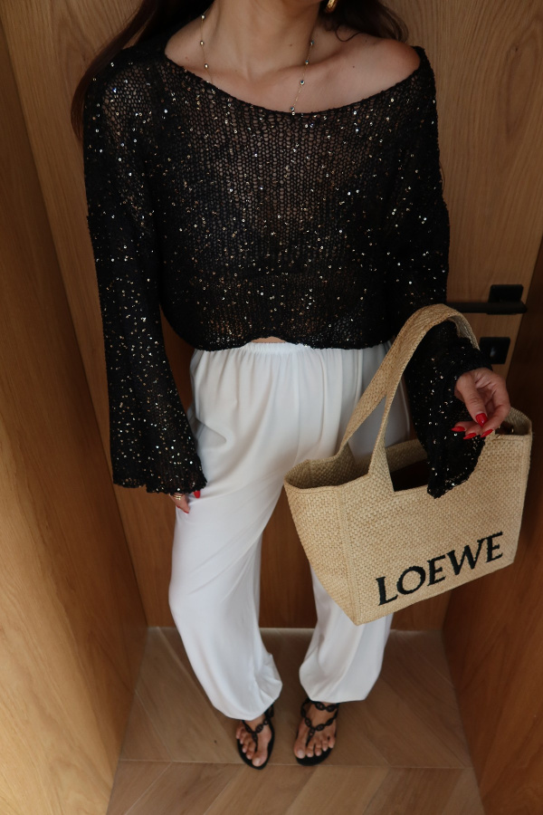 Pullu Merserize Crop Bluz