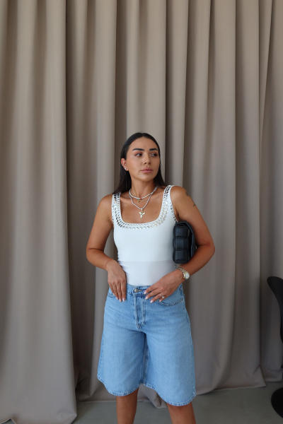Drop Baskılı Bluz