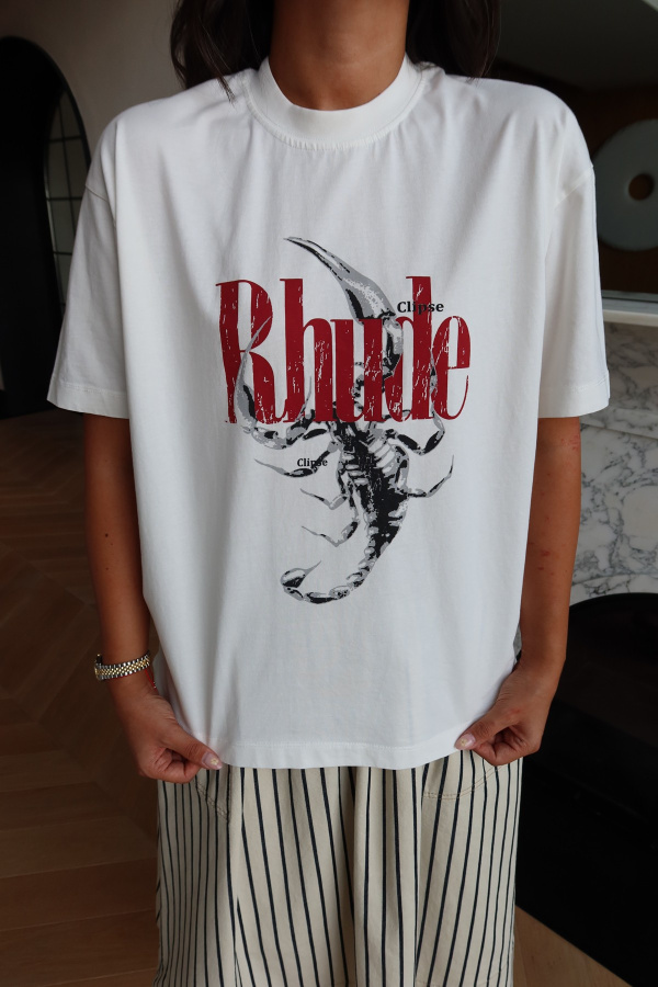 Akrep Baskılı Oversize Tişört