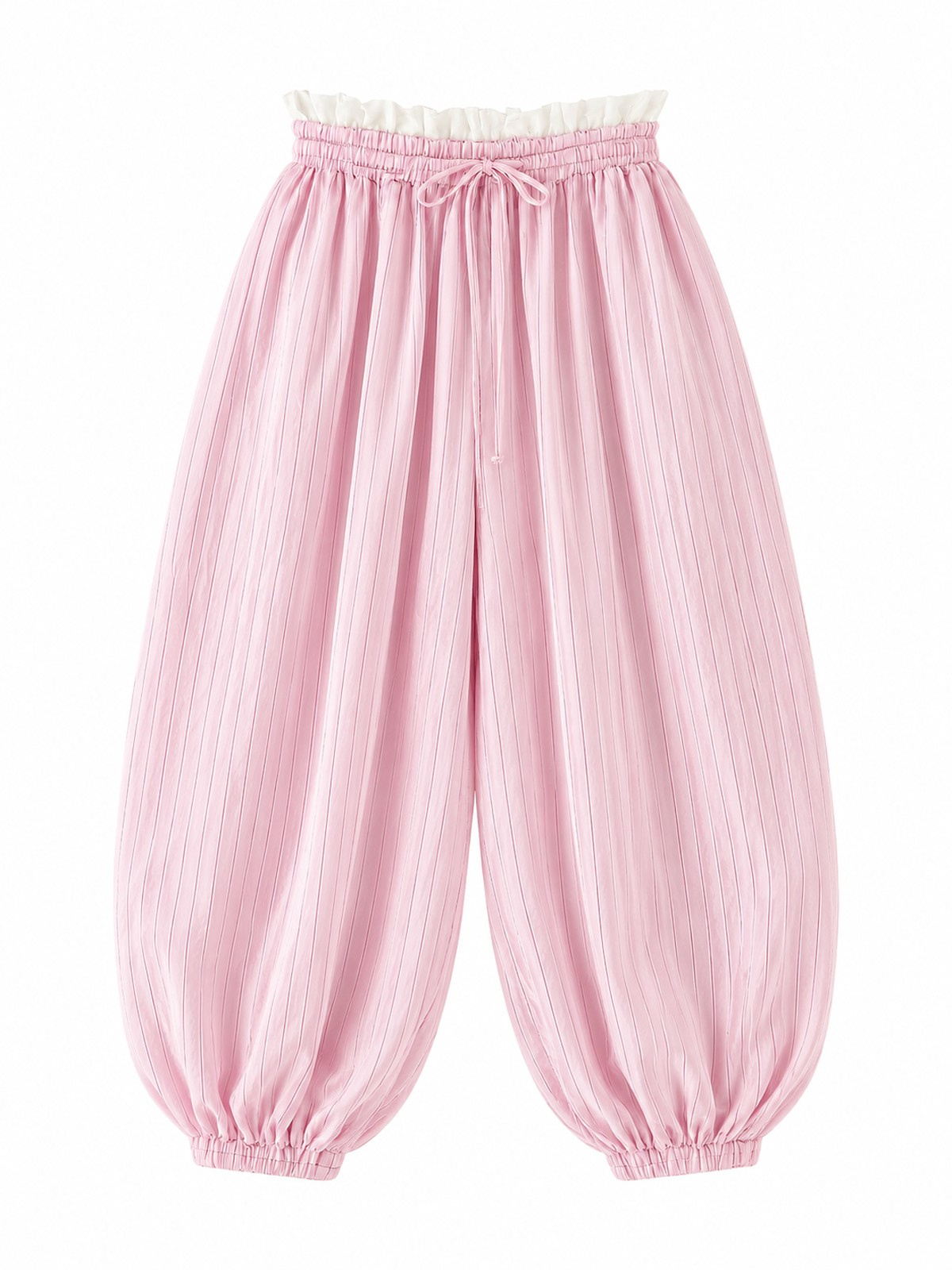 Beli Parçalı Şalvar Pantolon