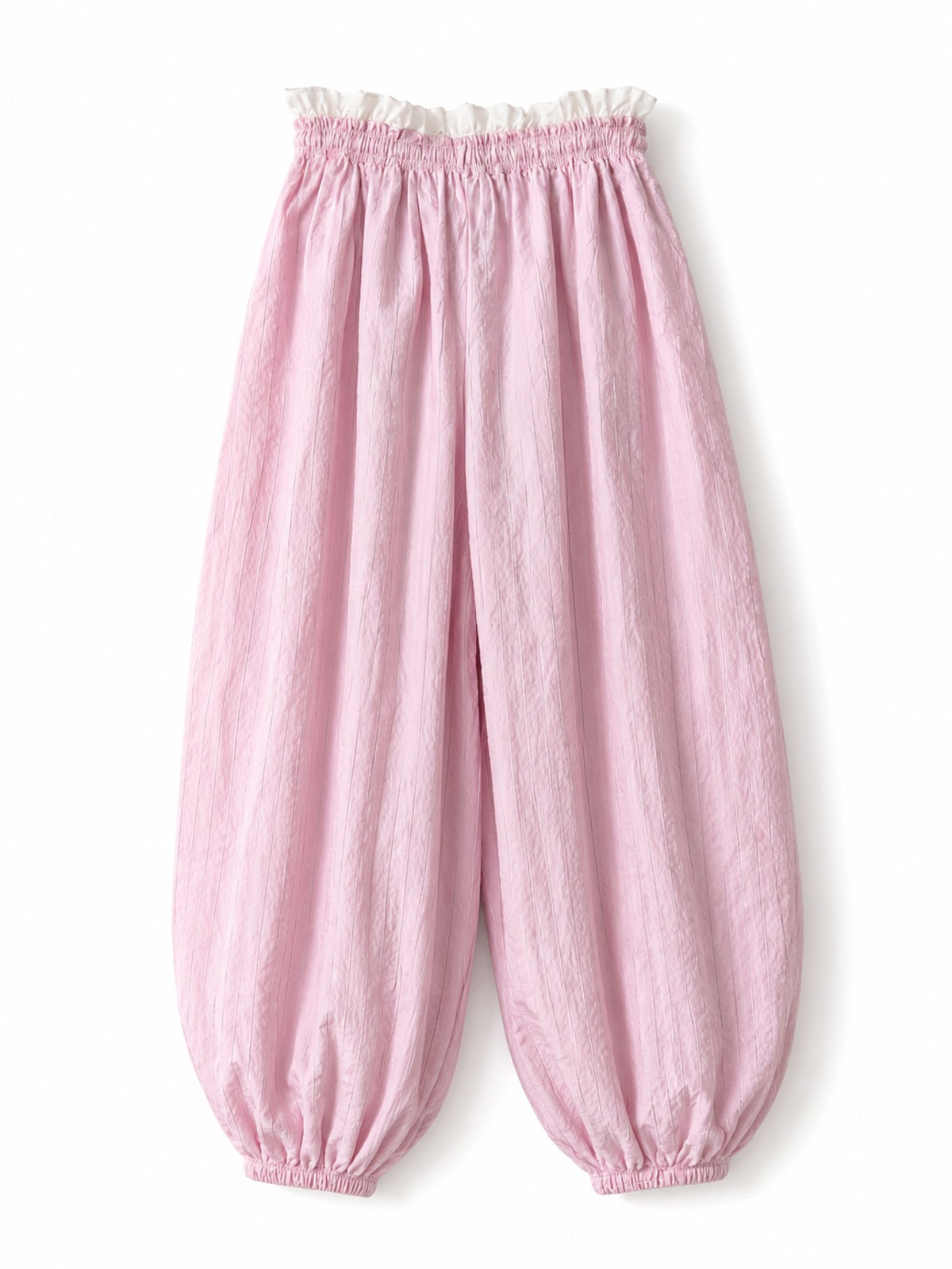 Beli Parçalı Şalvar Pantolon