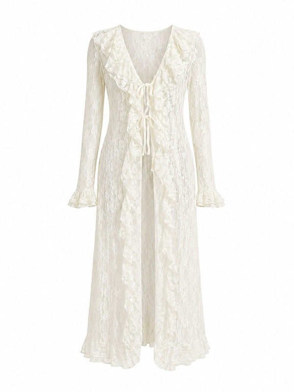 Güpürlü Kimono
