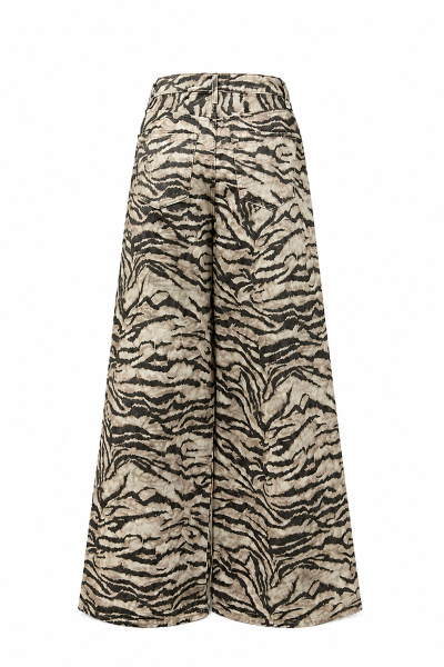 Zebra Desen Wideleg Jean