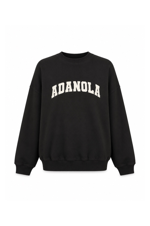 Bisiklet Yaka Oversize Sweat