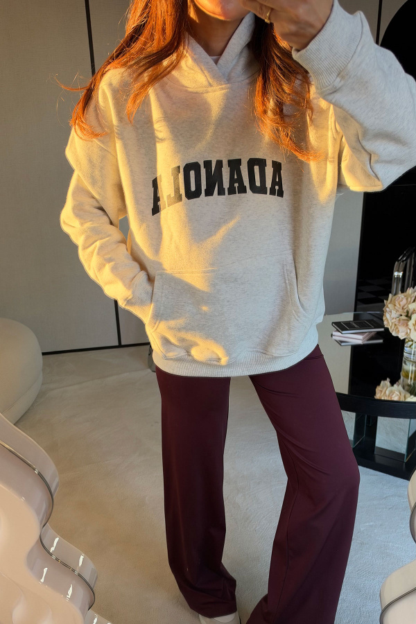 Kapüşonlu Oversize Sweat
