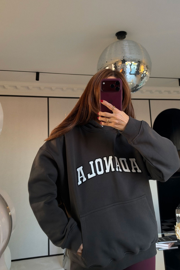 Kapüşonlu Oversize Sweat