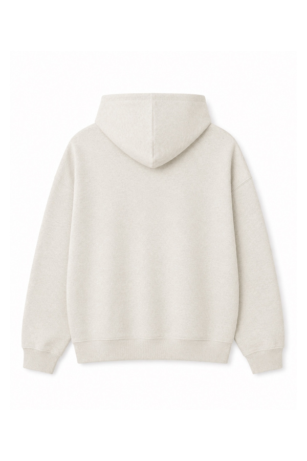 Kapüşonlu Yazı Baskılı Sweat