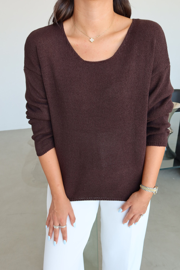 Oval Yaka Basic Triko