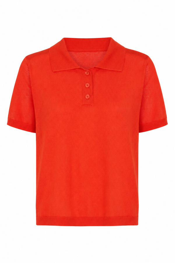 Polo Yaka Triko Bluz