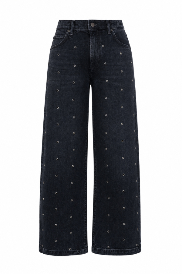 Yıkamalı Çakımlı Jean