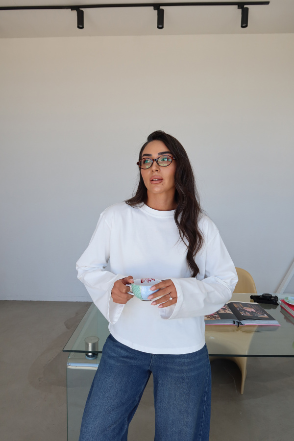 İspanyol Kol Basic Sweat