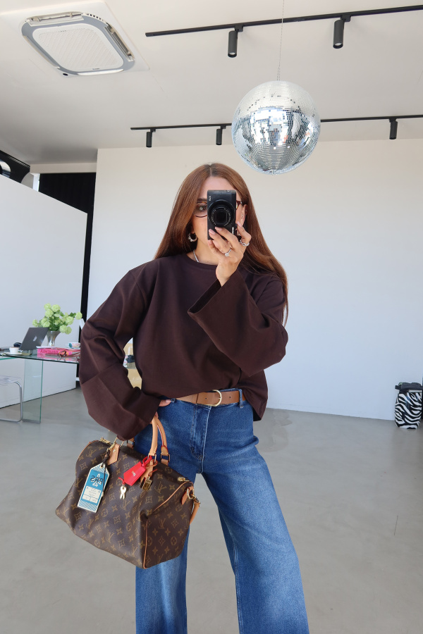 İspanyol Kol Basic Sweat
