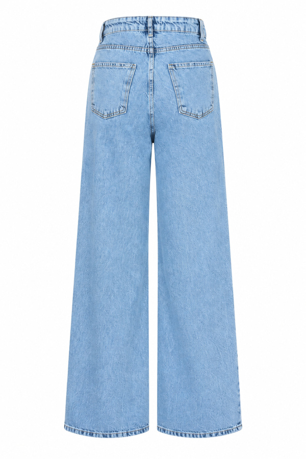 Yıkamalı Straight Fit Jean