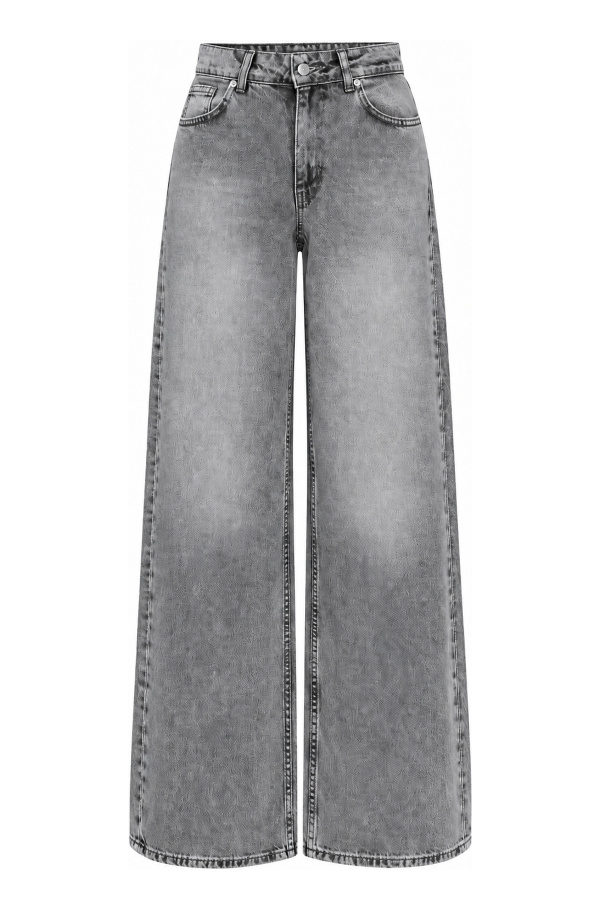 Yıkamalı Straight Fit Jean