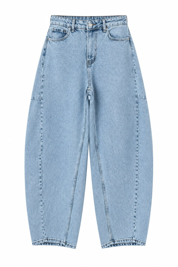 Dikiş Detaylı Yıkamalı Jean