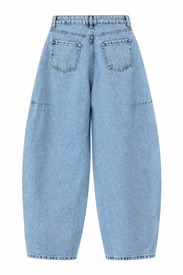 Dikiş Detaylı Yıkamalı Jean
