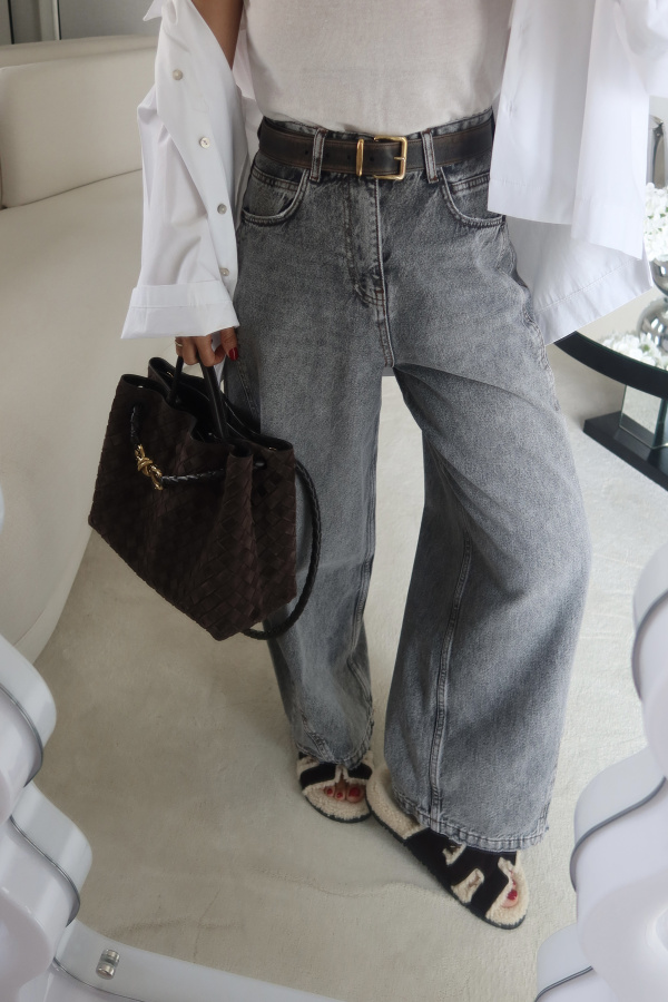 Yanı Dikiş Detaylı Mom Jean