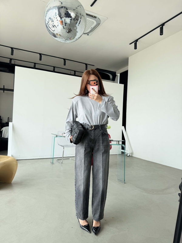 Kemerli Mom Jean