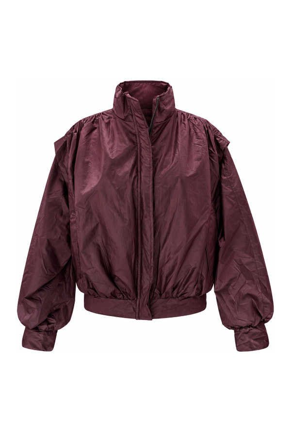 Dik Yaka Vintage Bomber Ceket