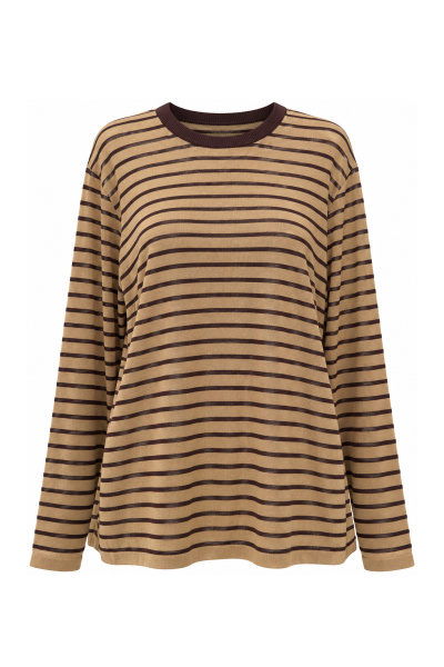 Çizgili Oversize Basic Triko