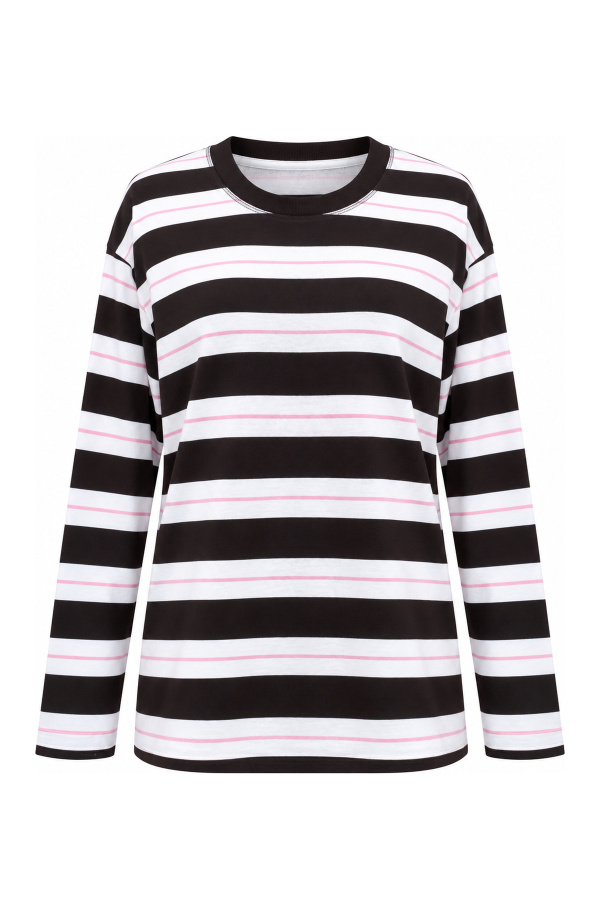 Kalın Çizgili Basic Sweat