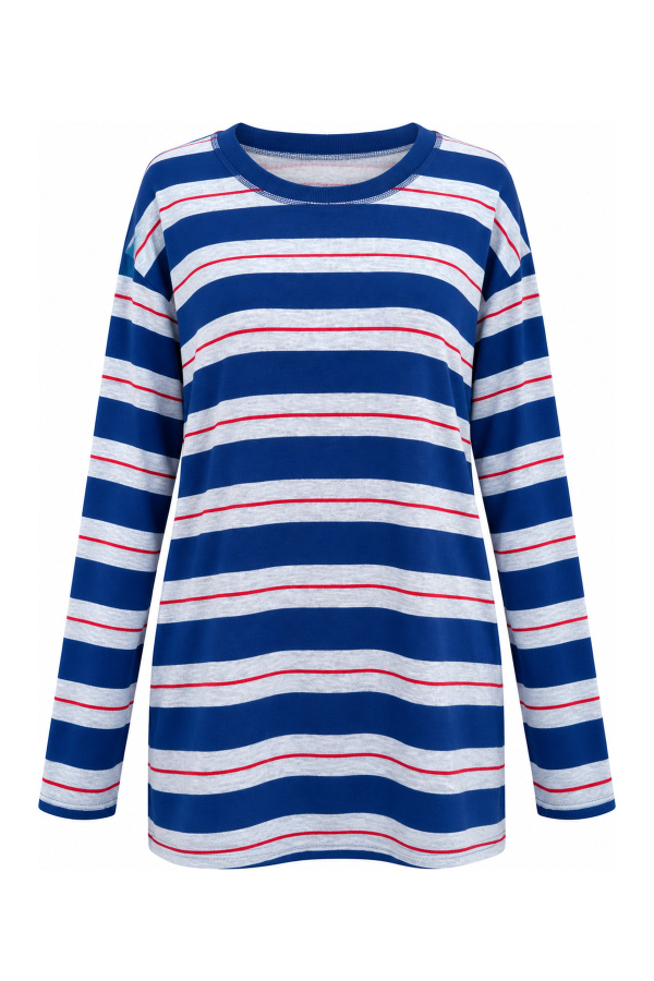 Kalın Çizgili Basic Sweat