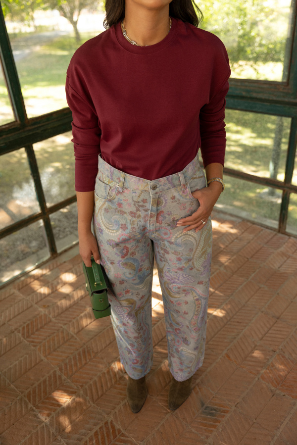 Uzun Kollu Oversize Basic Sweat