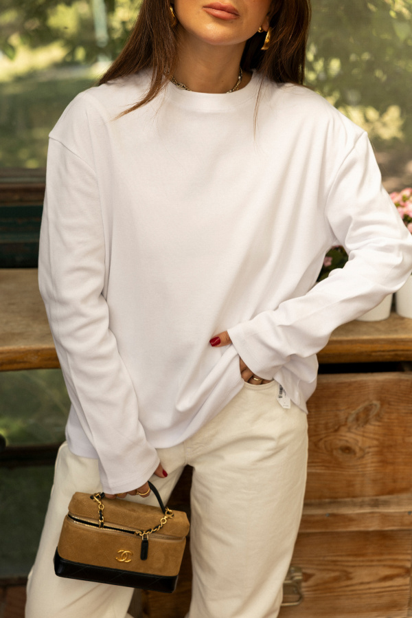 Uzun Kollu Oversize Basic Sweat