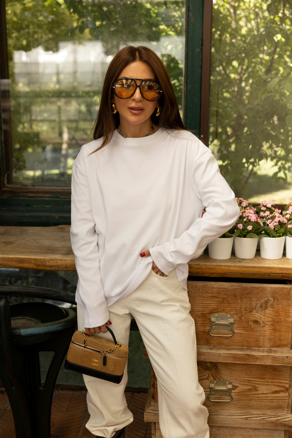 Uzun Kollu Oversize Basic Sweat