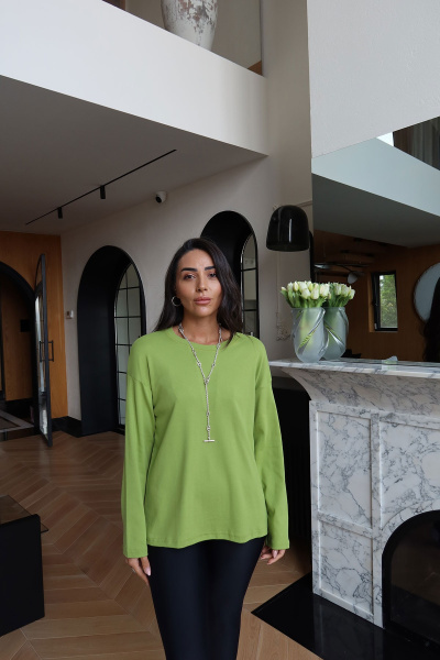 Uzun Kollu Oversize Basic Sweat