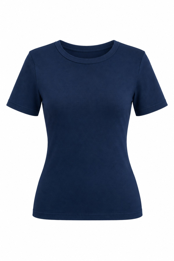 Bisiklet Yaka Basic Tişört