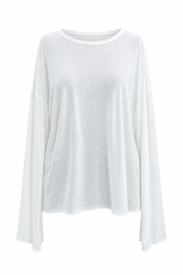 Naturel Yaka Oversize Bluz