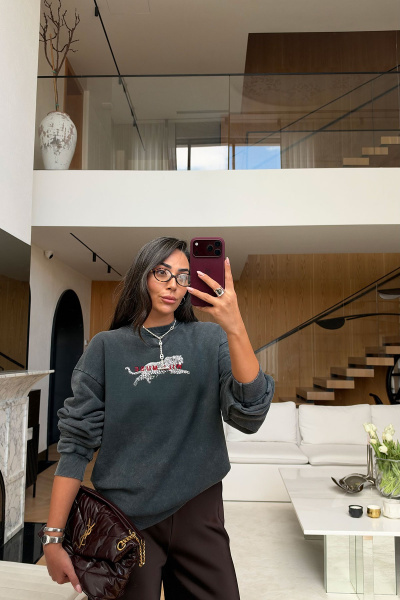 Leoapar Desen Batik Sweat