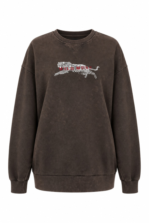 Leoapar Desen Batik Sweat
