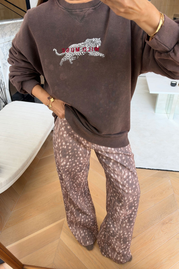 Leoapar Desen Batik Sweat