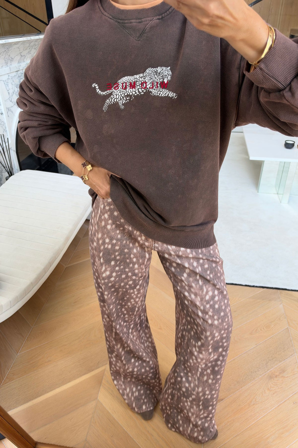 Leoapar Desen Batik Sweat